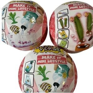 Lot of 2 MGA's Miniverse Make It Mini Appliances Mini, Boba & Espresso Machine